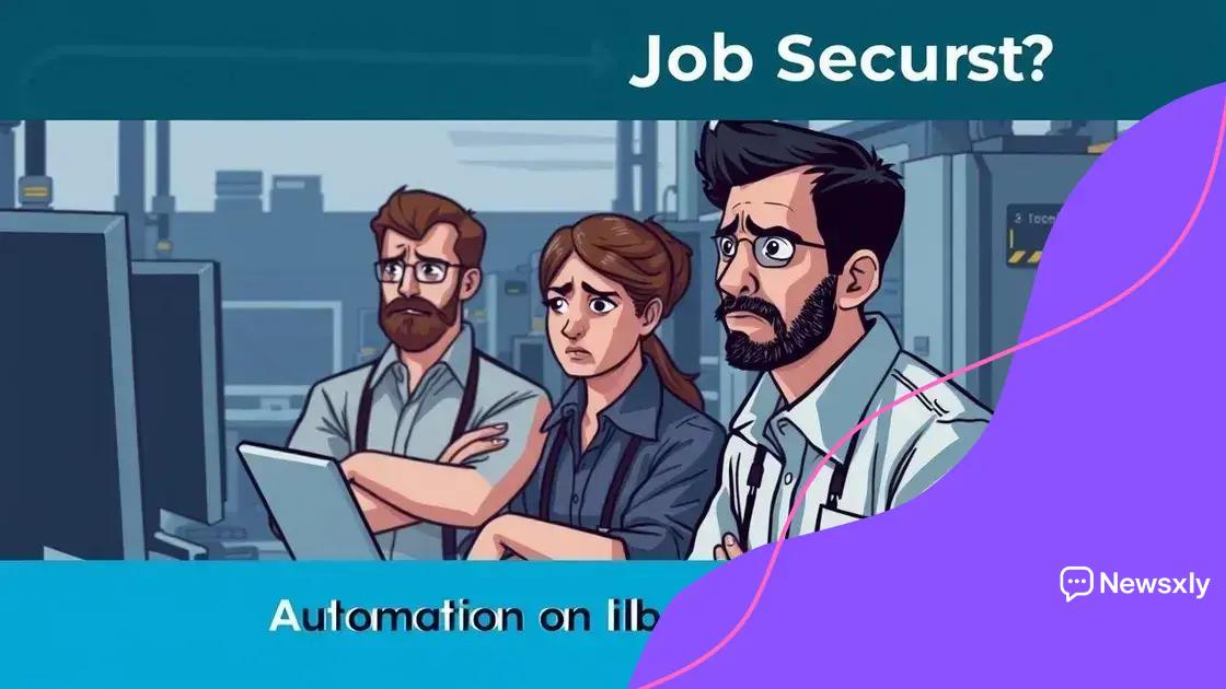 Challenges of automation on job security