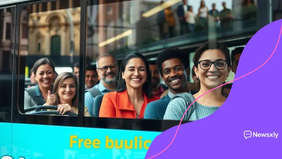 Success stories: cities implementing free bus travel
