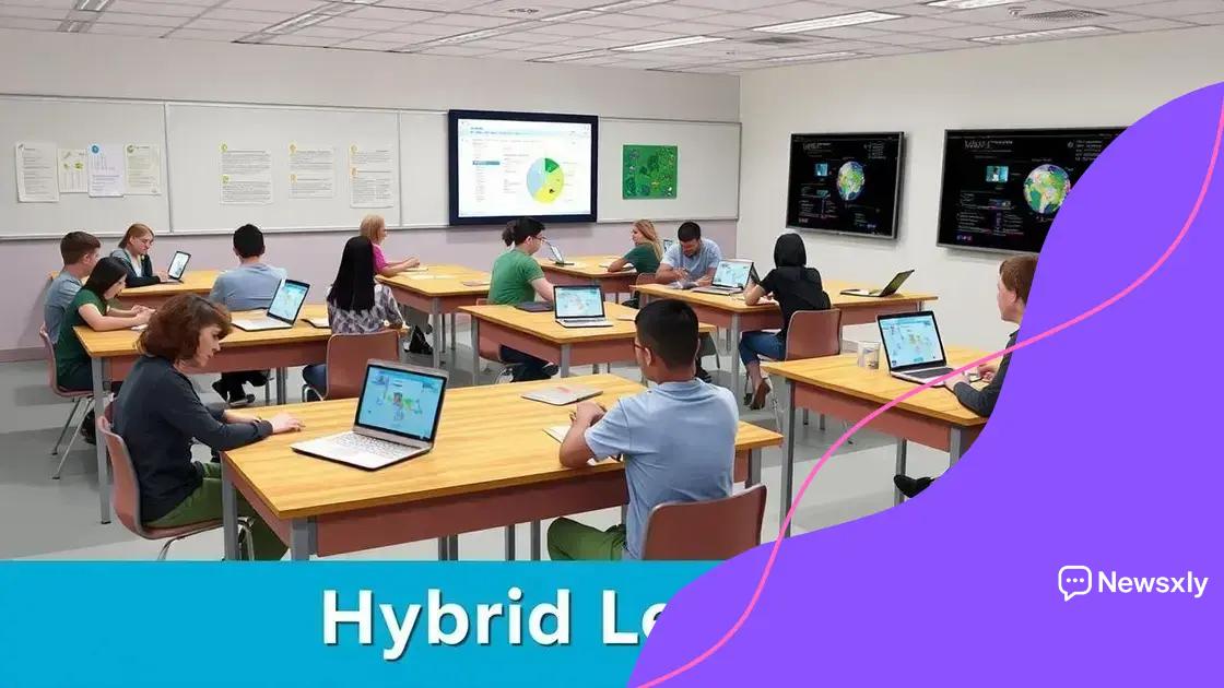 Effective strategies for hybrid learning